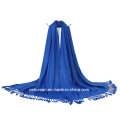 Mode Pashmina Solide lange Schal mit 20 Farben für Lady